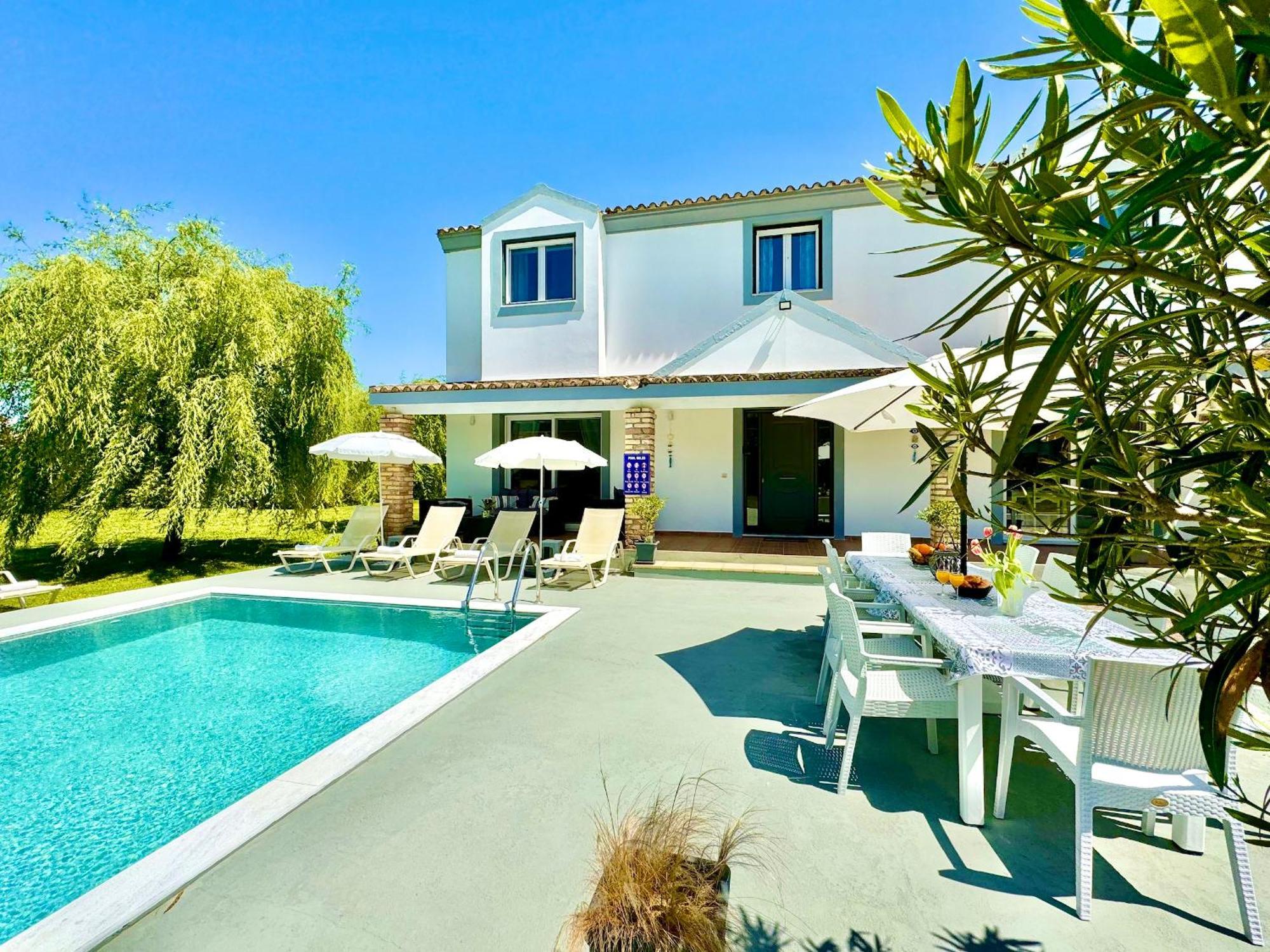 Villa Rubina Sidari With Private Pool By Dadovillas Velonádes Buitenkant foto